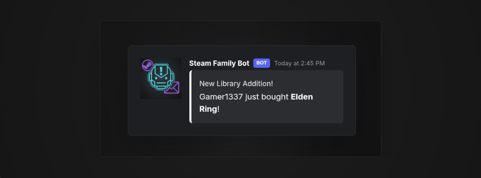 Steam Family Bot